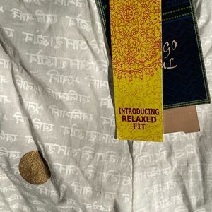 White 100% Cotton Pants - Boho Style